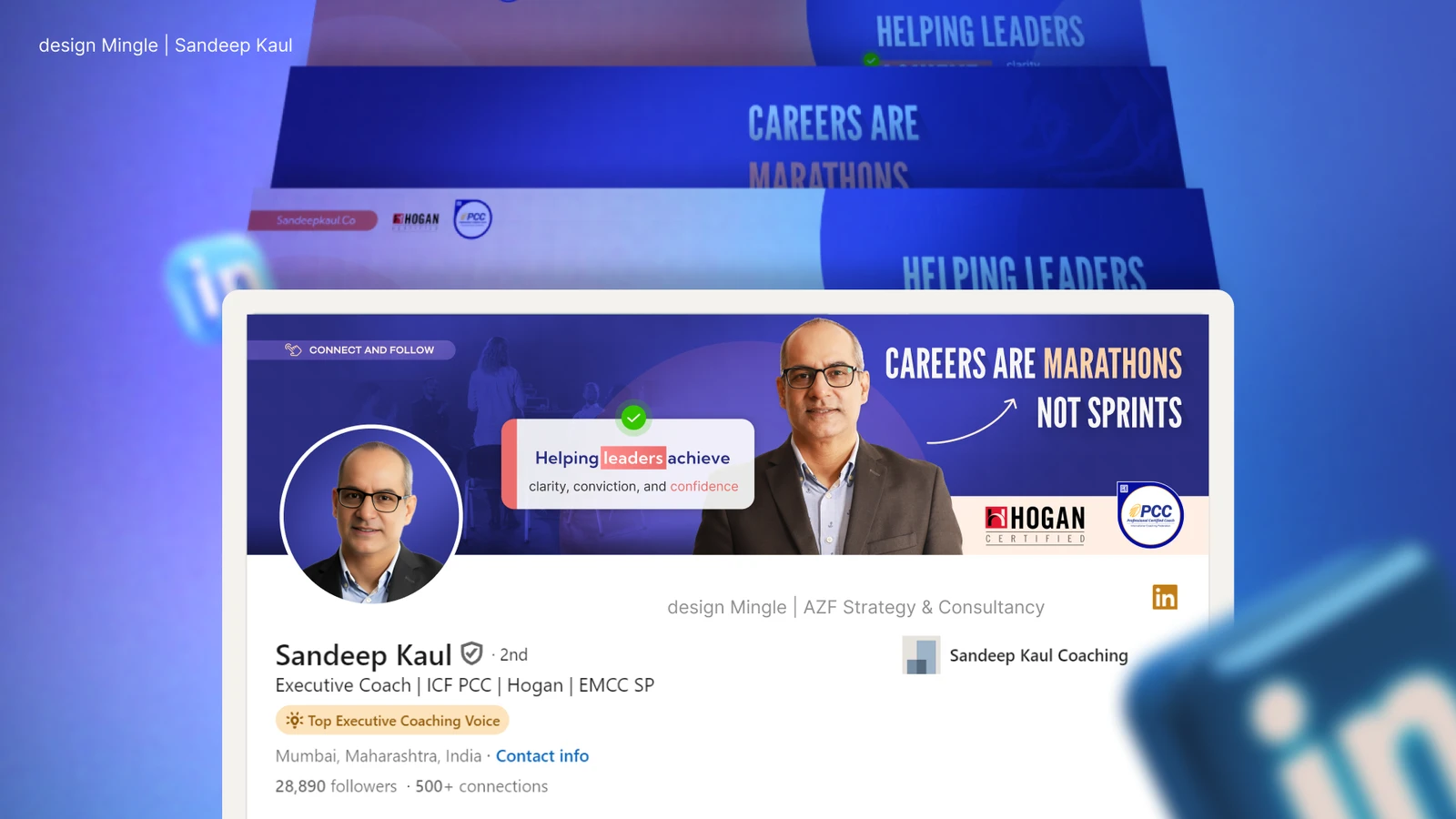 LinkedIn profile optimization for Sandeep Kaul