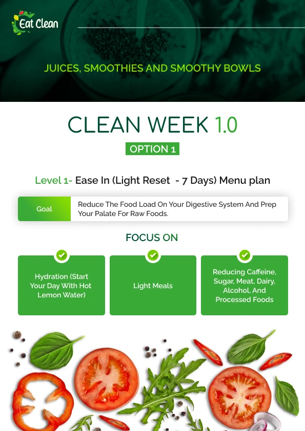 E-book design for Eat Clean