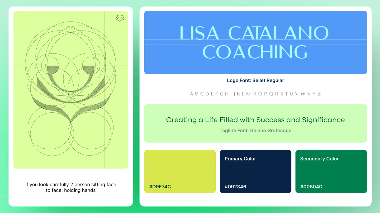 Logo & brand identity for Lisa Catalano Coaching